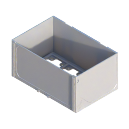 Render of MODULITH 115 Gridfinity Decor Drawer - 2W-1.5H